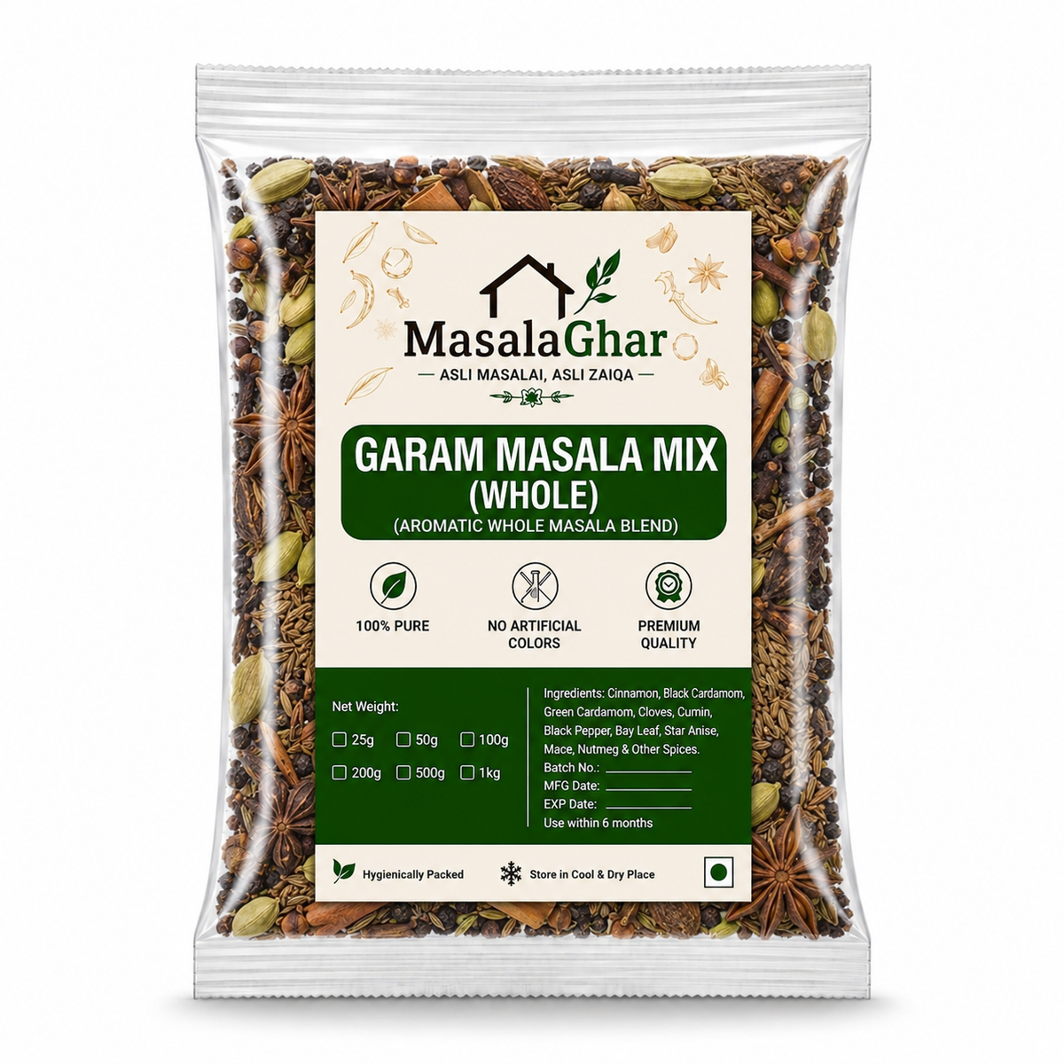 Garam Masala Mix (Whole)
