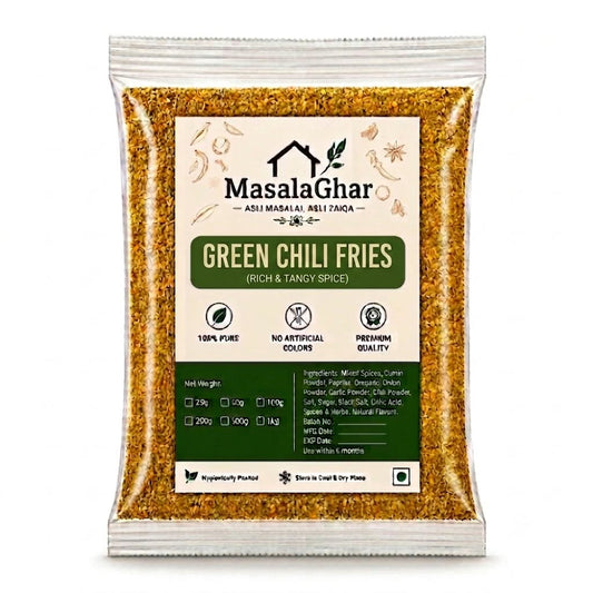 Green Chilli Fries Masala
