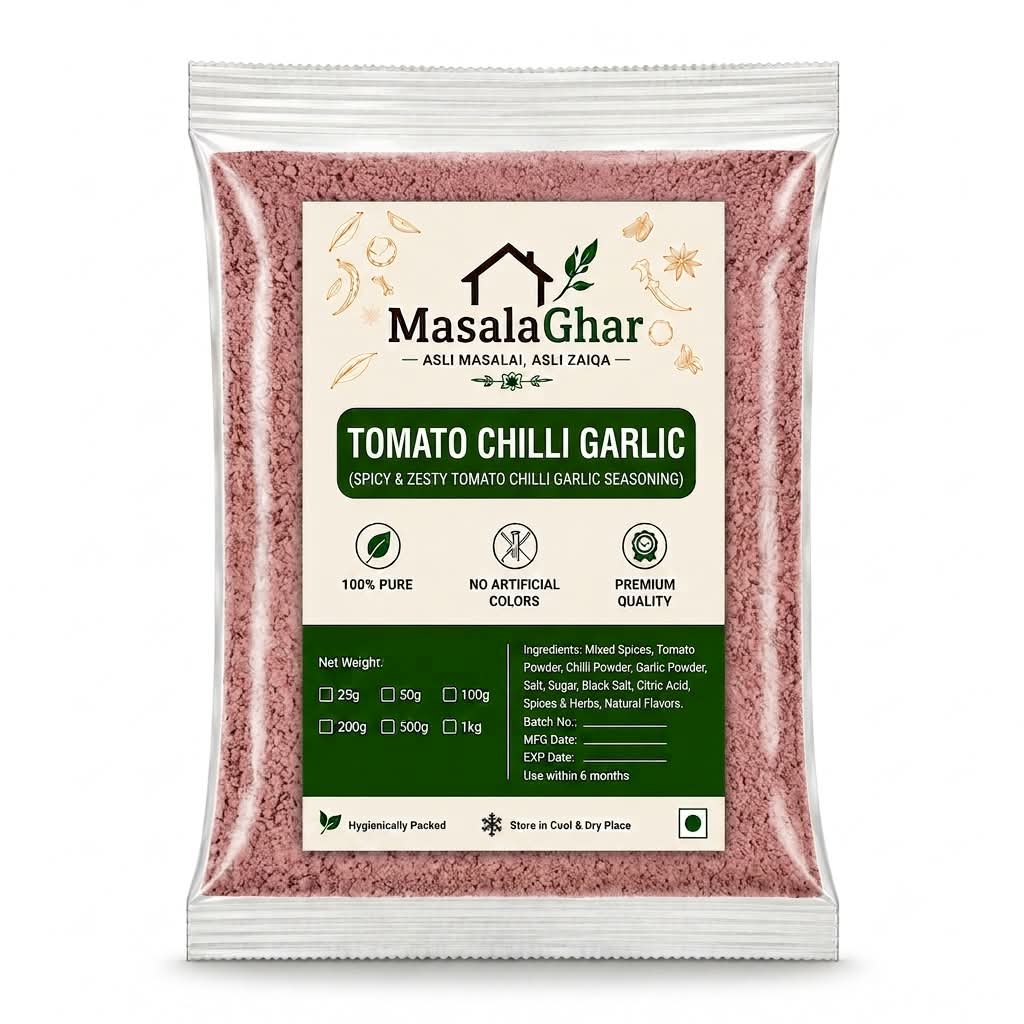 Tomato Chilli Garlic Fries Masala